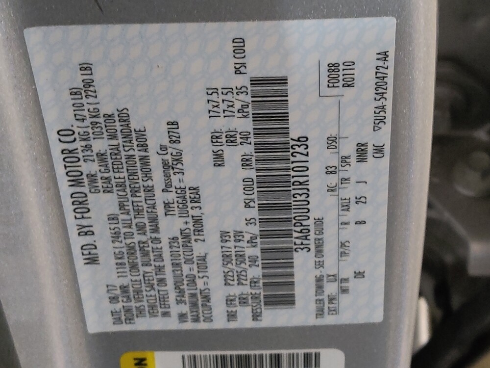 2018 Ford Fusion in Round Rock, TX 78664 - 18088719 33