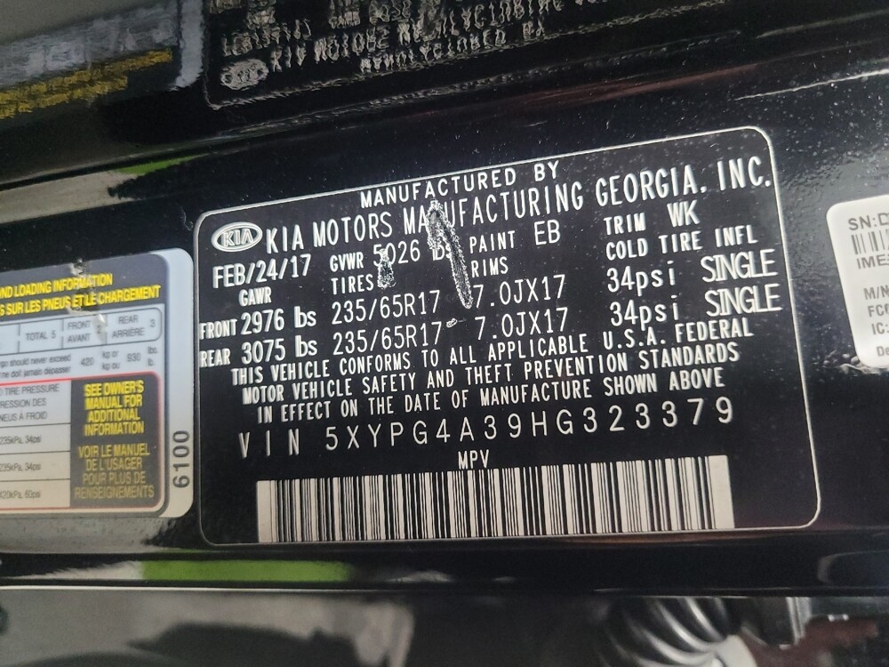 2017 Kia Sorento in Jackson, MS 39211 - 18088724 33