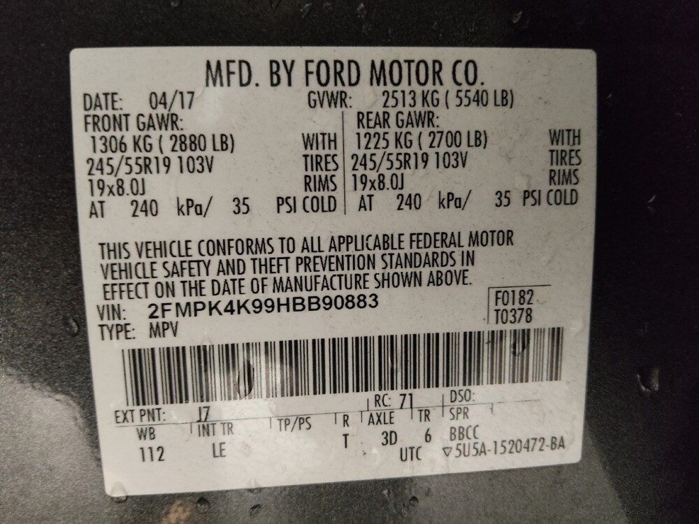 2017 Ford Edge in Union City, GA 30291 - 18088771 33