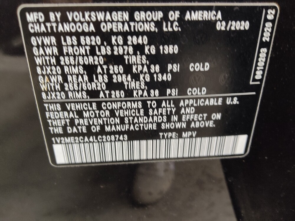 2020 Volkswagen Atlas in Birmingham, AL 35215 - 18088793 33