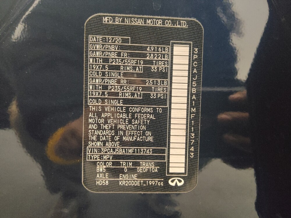 2021 INFINITI QX50 in Augusta, GA 30907 - 18088797 33