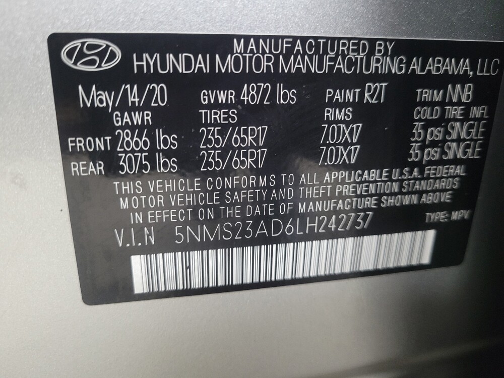 2020 Hyundai Santa Fe in Birmingham, AL 35215 - 18088798 33