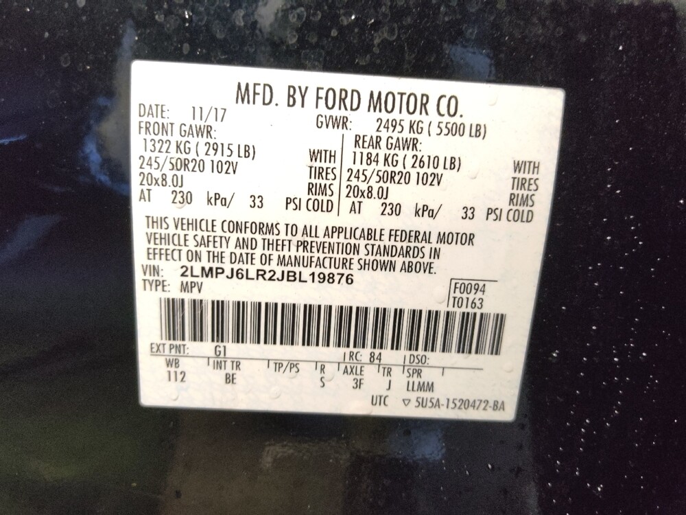 2018 Lincoln MKX in Fort Myers, FL 33907 - 18088839 33