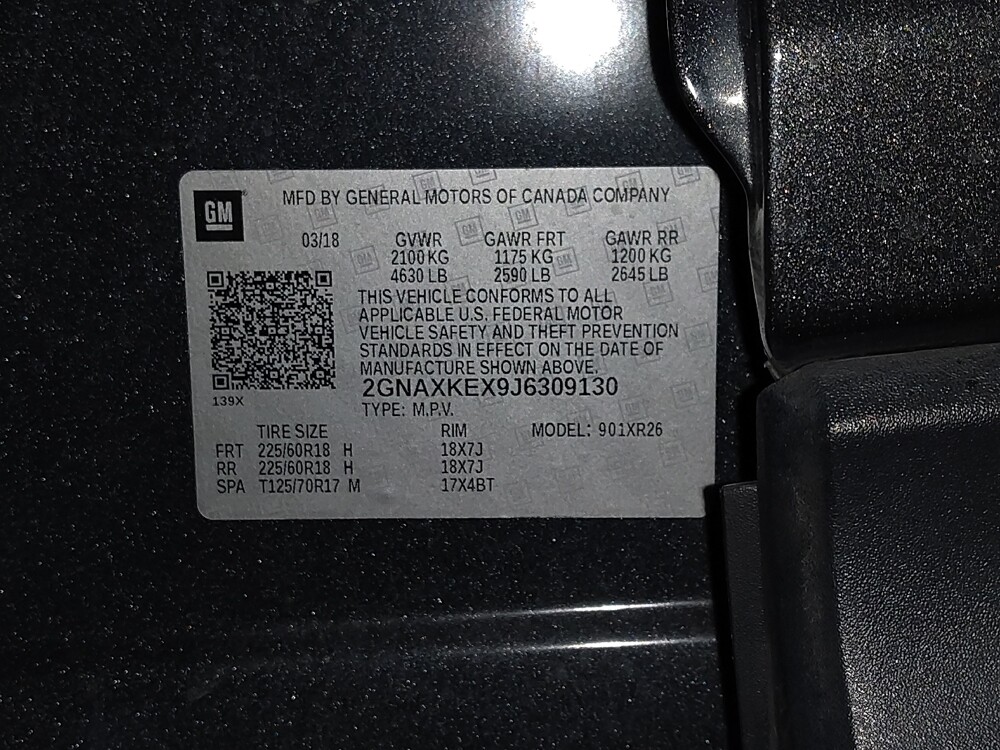 2018 Chevrolet Equinox in Savannah, GA 31419 - 18088843 33