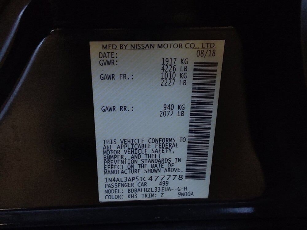 2018 Nissan Altima in Pensacola, FL 32505 - 18088848 33