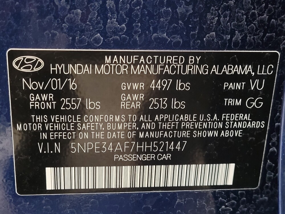 2017 Hyundai Sonata in Savannah, GA 31419 - 18088852 33