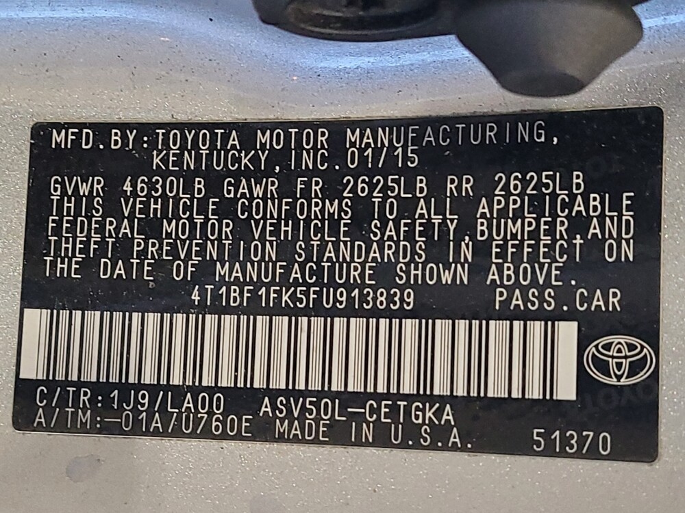 2015 Toyota Camry in Sanford, FL 32773 - 18088854 33