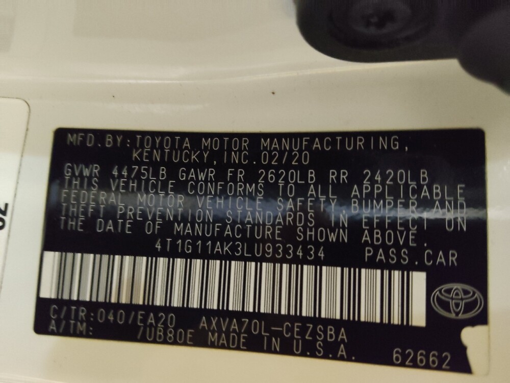 2020 Toyota Camry in Gastonia, NC 28056 - 18088875 33