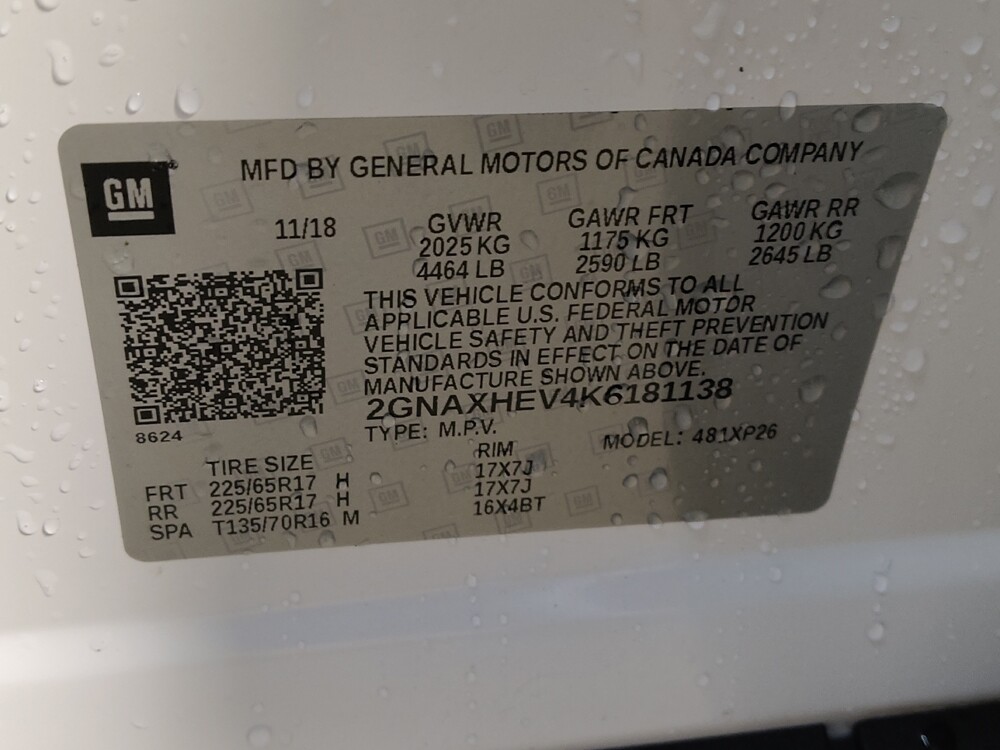 2019 Chevrolet Equinox in Gastonia, NC 28056 - 18088877 33