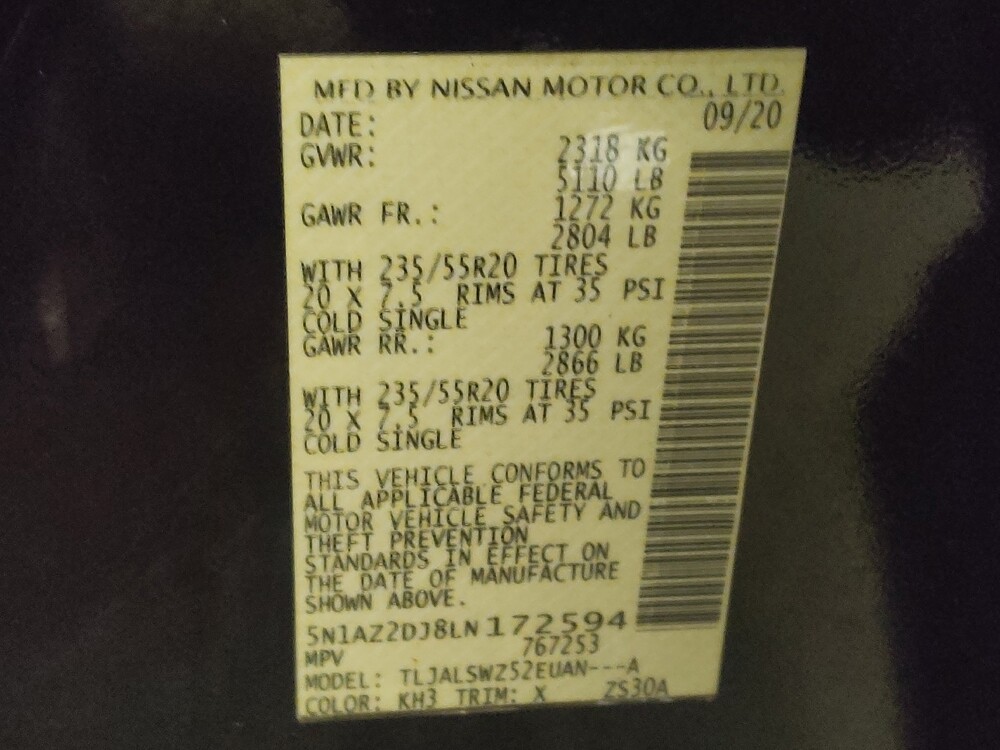 2020 Nissan Murano in Gastonia, NC 28056 - 18088881 33