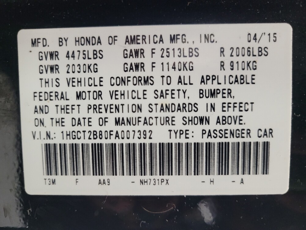 2015 Honda Accord in Memphis, TN 38115 - 18088906 33