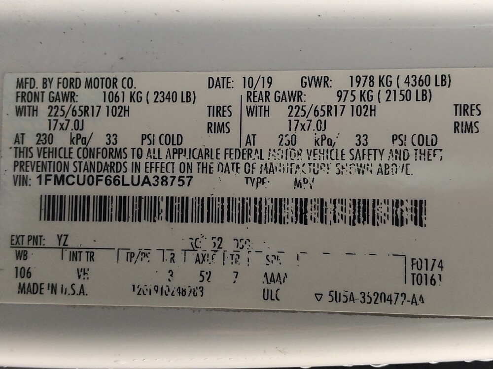 2020 Ford Escape in San Antonio, TX 78238 - 18088907 33