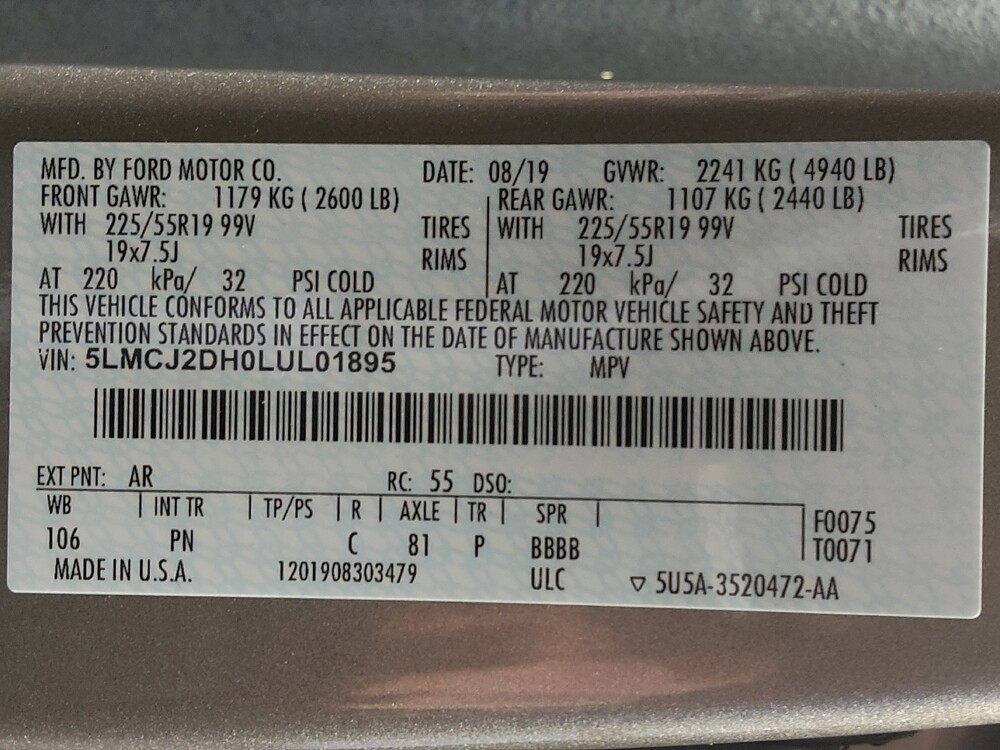 2020 Lincoln Corsair in Houston, TX 77060 - 18088908 33