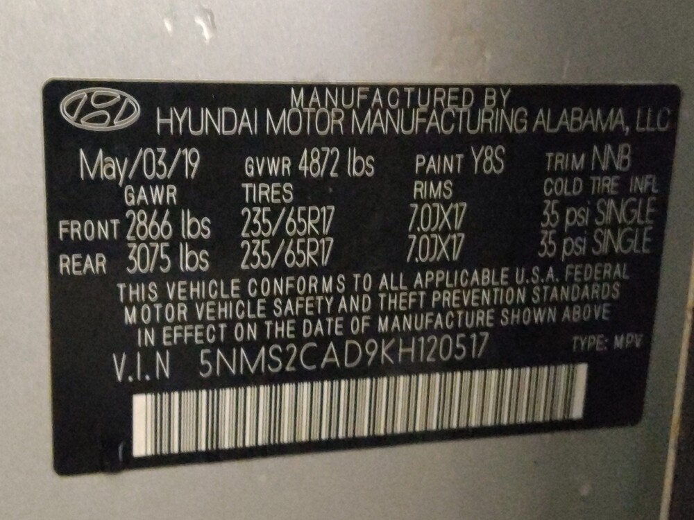 2019 Hyundai Santa Fe in Houston, TX 77074 - 18088913 33