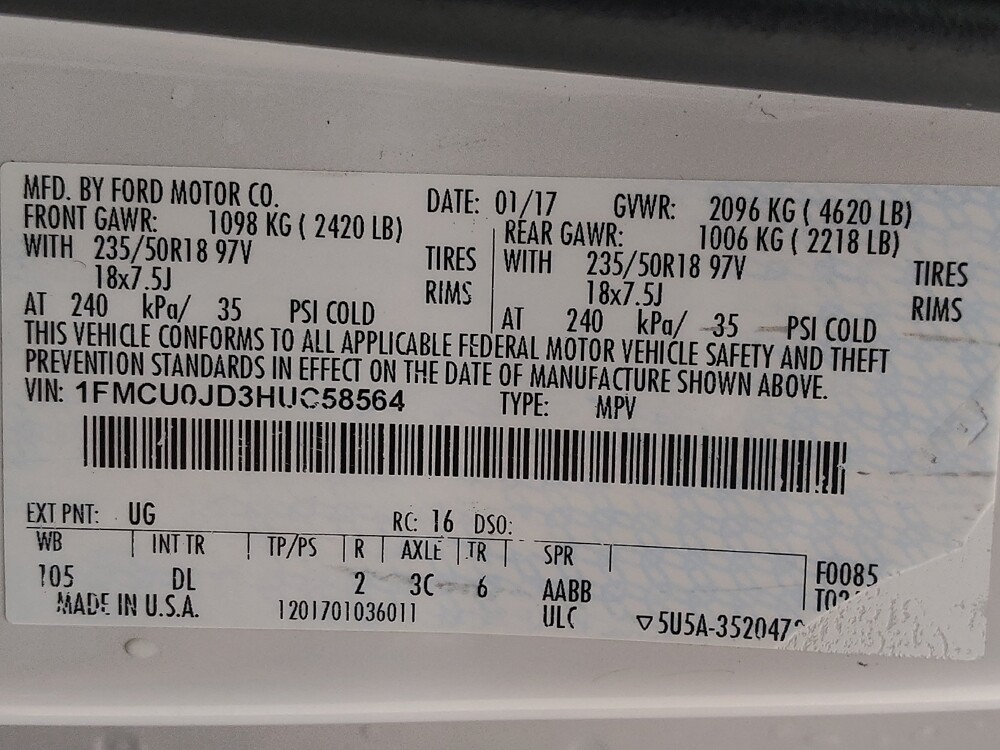 2017 Ford Escape in San Antonio, TX 78238 - 18088915 33