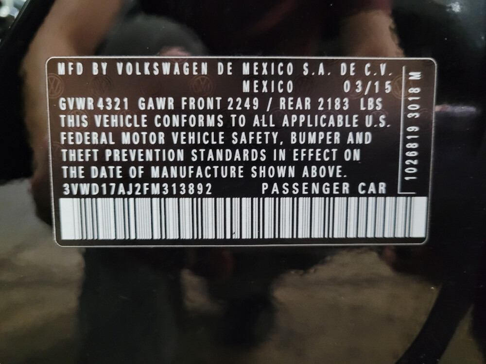 2015 Volkswagen Jetta in Gastonia, NC 28056 - 18088932 33