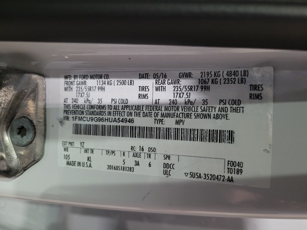 2017 Ford Escape in Temple Hills, MD 20746 - 18088953 33