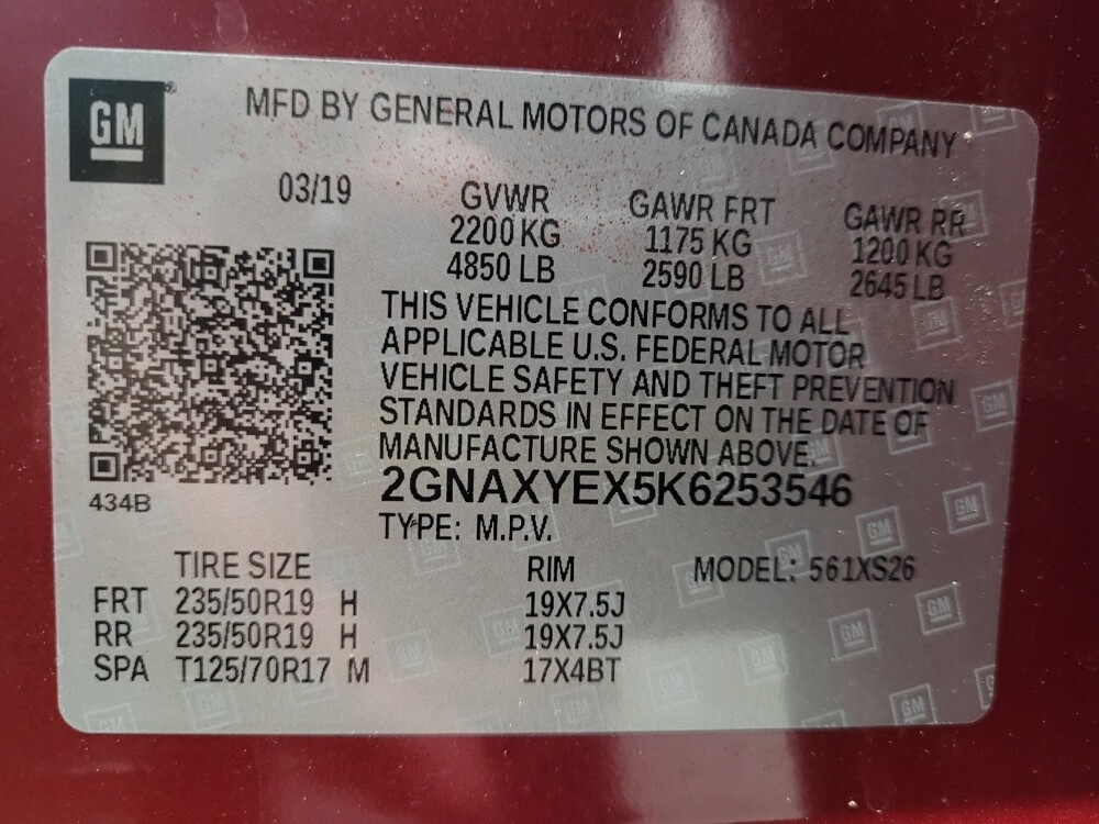 2019 Chevrolet Equinox in Taylor, MI 48180 - 18088958 33