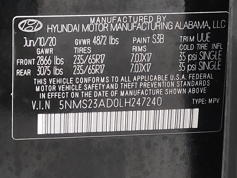 2020 Hyundai Santa Fe in Antioch, TN 37013 - 18088971 33