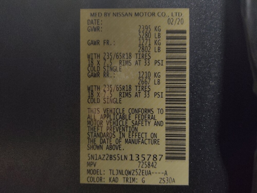 2020 Nissan Murano in Ocala, FL 34471 - 18088976 33