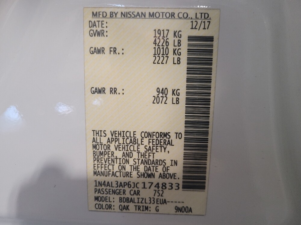 2018 Nissan Altima in Ocala, FL 34471 - 18088977 33