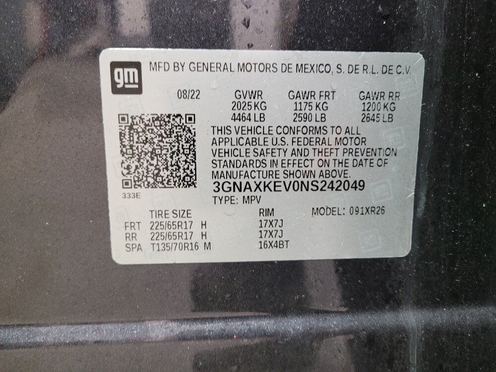 2022 Chevrolet Equinox in Cincinnati, OH 45255 - 18089020 33