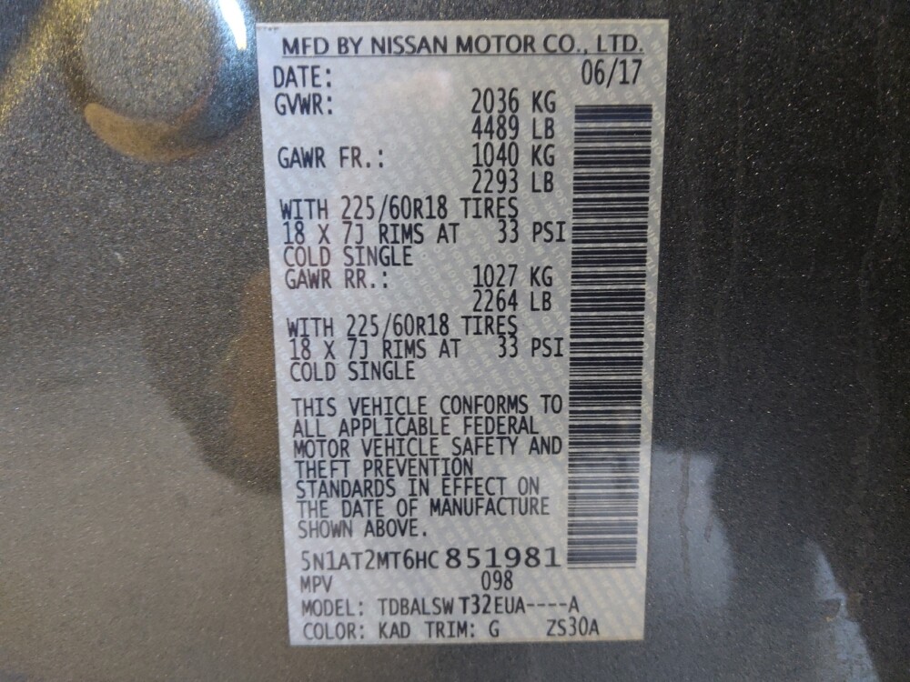 2017 Nissan Rogue in Corpus Christi, TX 78412 - 18089021 33