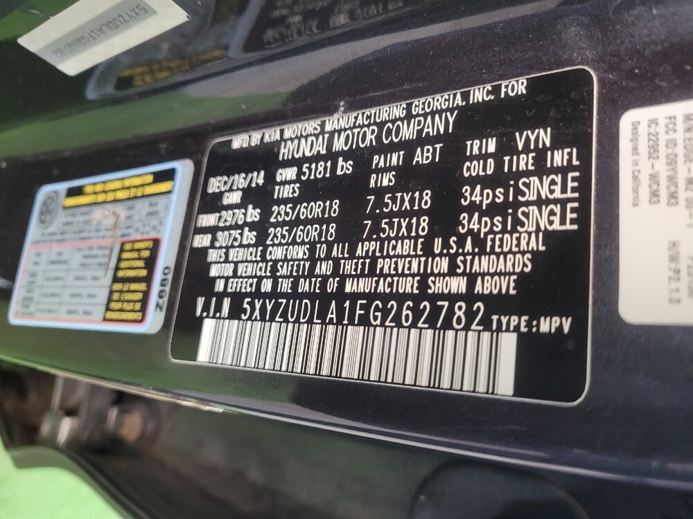 2015 Hyundai Santa Fe in Toledo, OH 43617 - 18089022 33