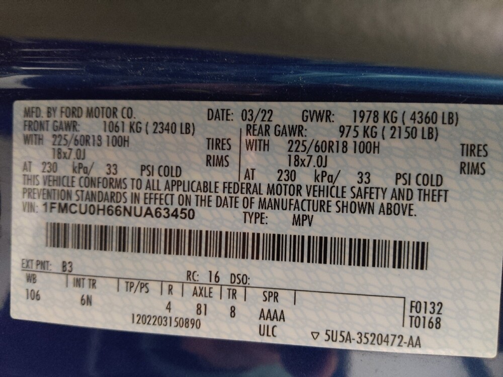 2022 Ford Escape in Colorado Springs, CO 80909 - 18089055 33