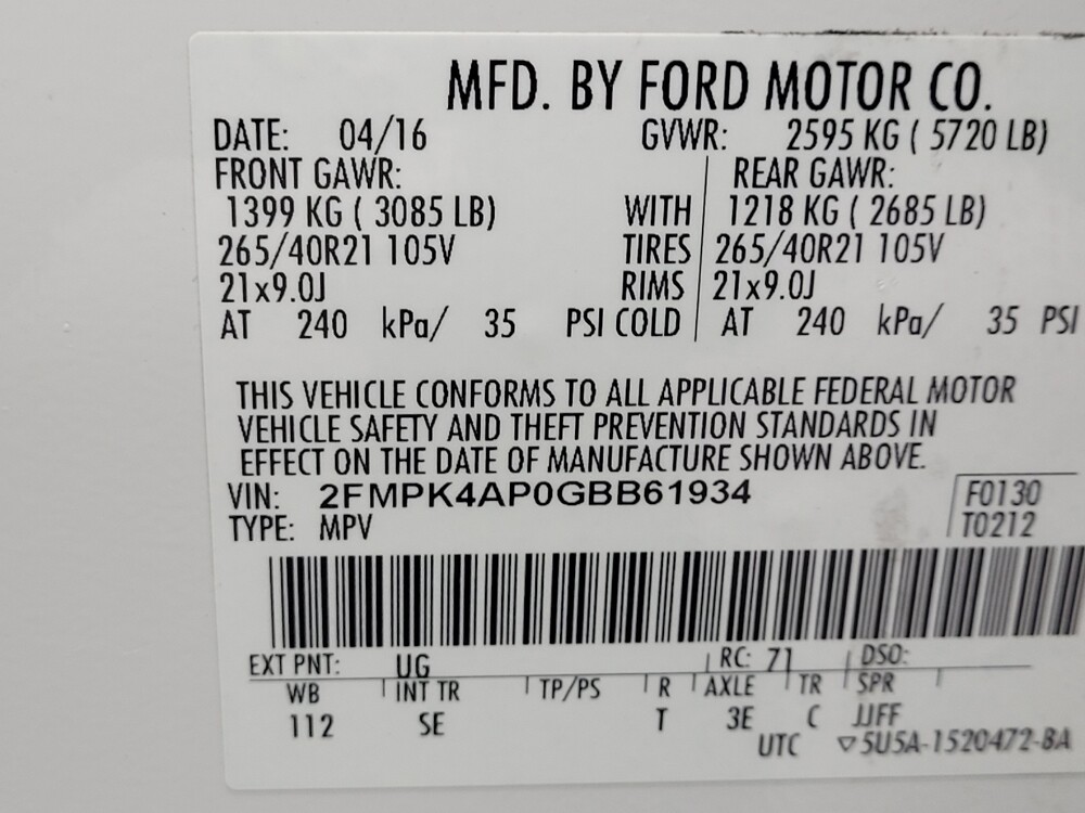 2016 Ford Edge in Las Vegas, NV 89102 - 18089069 33