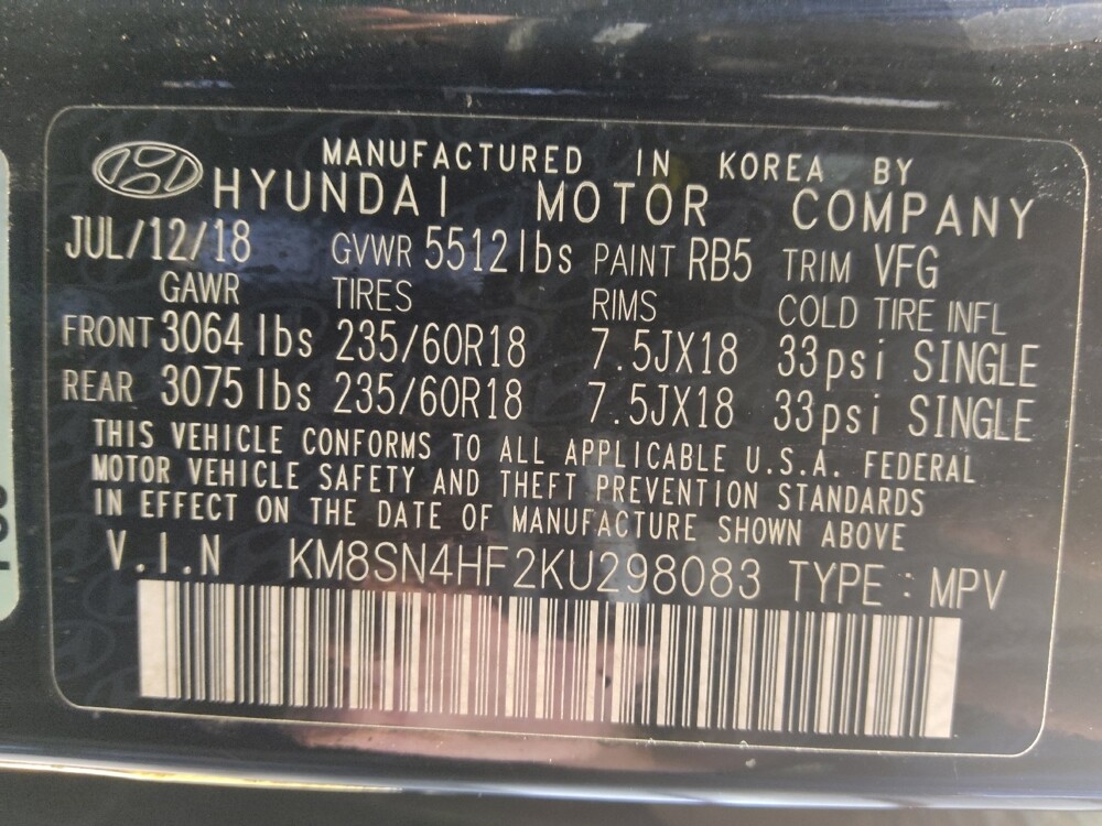 2019 Hyundai Santa Fe in San Antonio, TX 78238 - 18089084 33