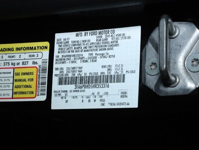 2017 Ford Fusion in Bedford, OH 44146 - 18089103 19