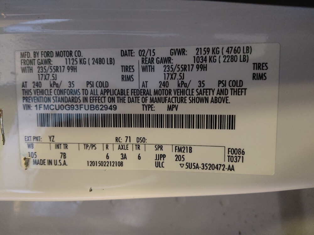 2015 Ford Escape in Glendale, AZ 85301 - 18089114 33