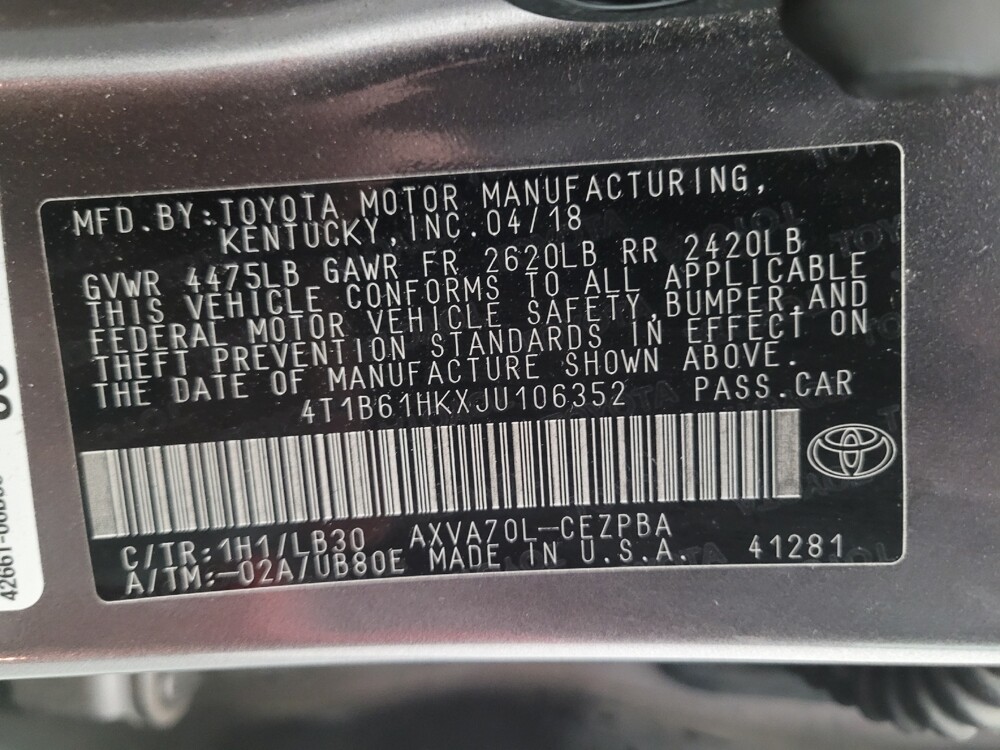 2018 Toyota Camry in Torrance, CA 90504 - 18089116 33