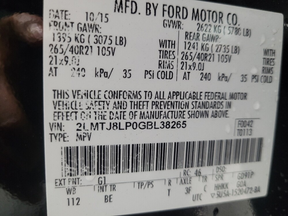 2016 Lincoln MKX in Macon, GA 31210 - 18089128 33