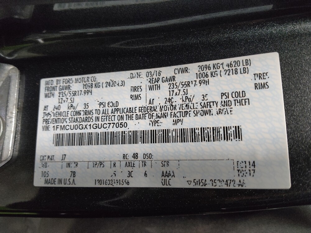 2016 Ford Escape in Union City, GA 30291 - 18089129 33