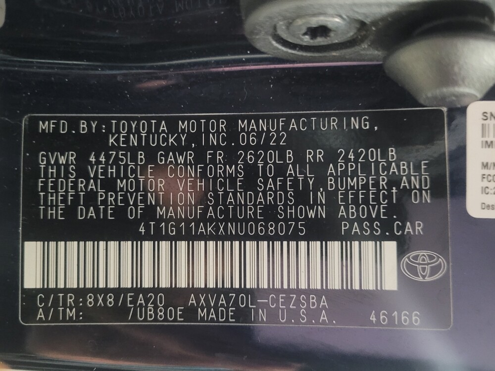 2022 Toyota Camry in Stone Mountain, GA 30083 - 18089136 33