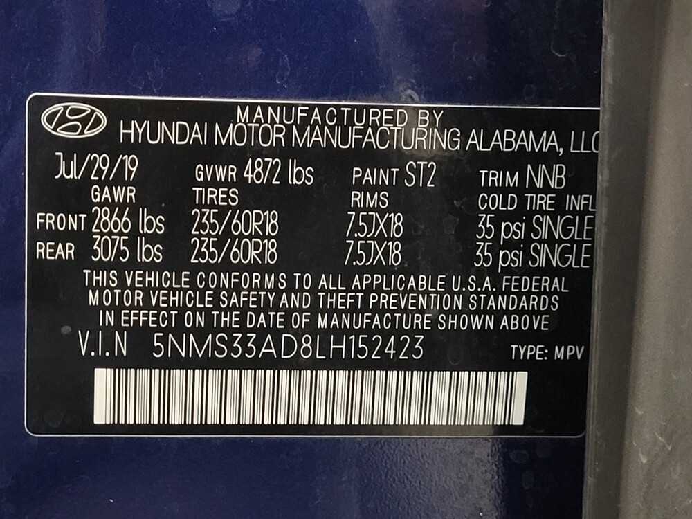 2020 Hyundai Santa Fe in Albuquerque, NM 87123 - 18089155 33