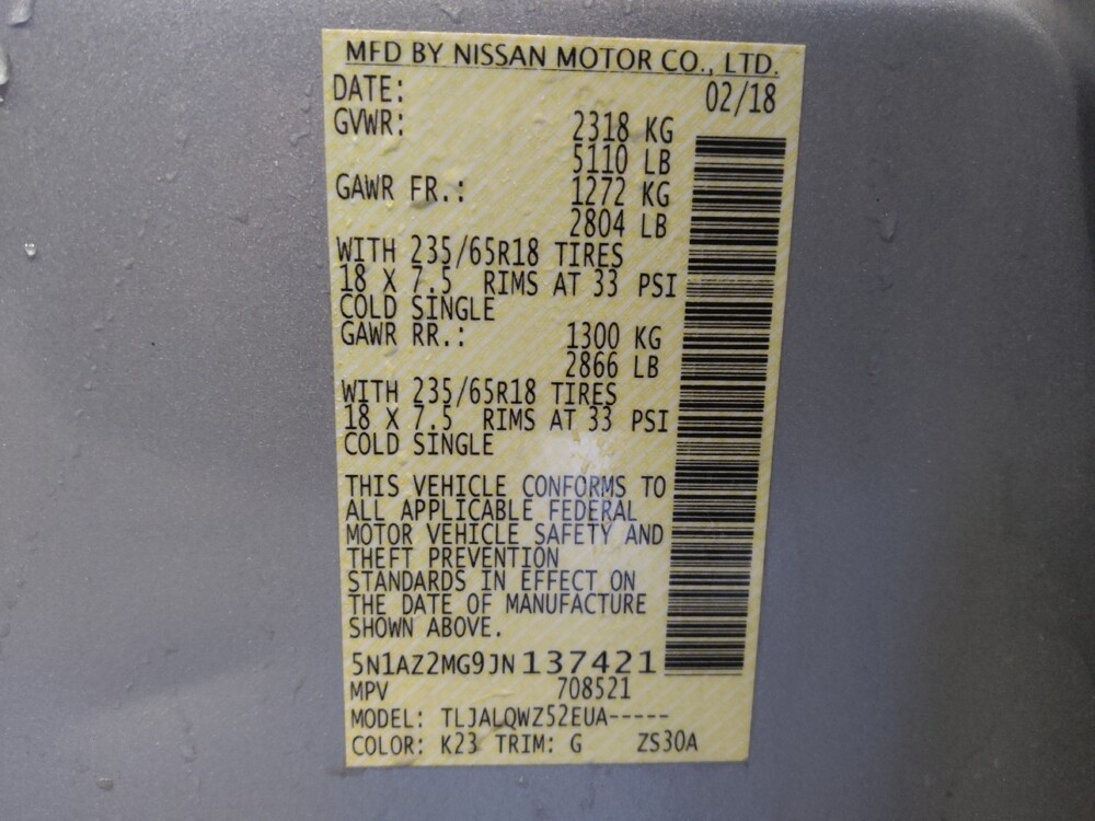 2018 Nissan Murano in Albuquerque, NM 87123 - 18089156 33