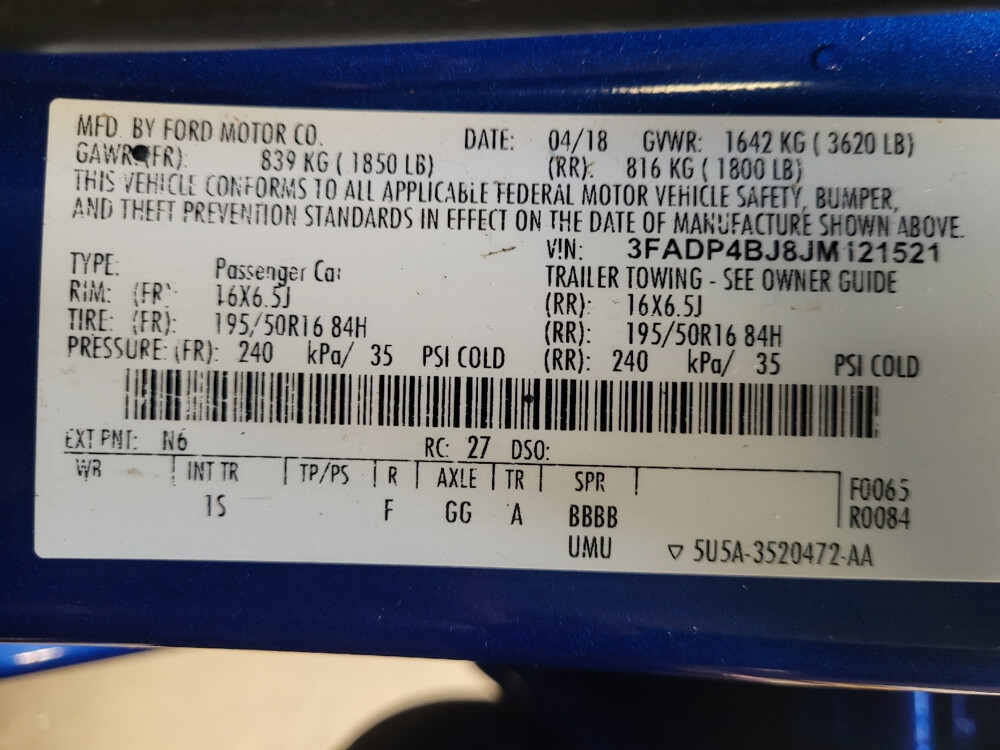 2018 Ford Fiesta in Wilmington, NC 28405 - 18089180 33