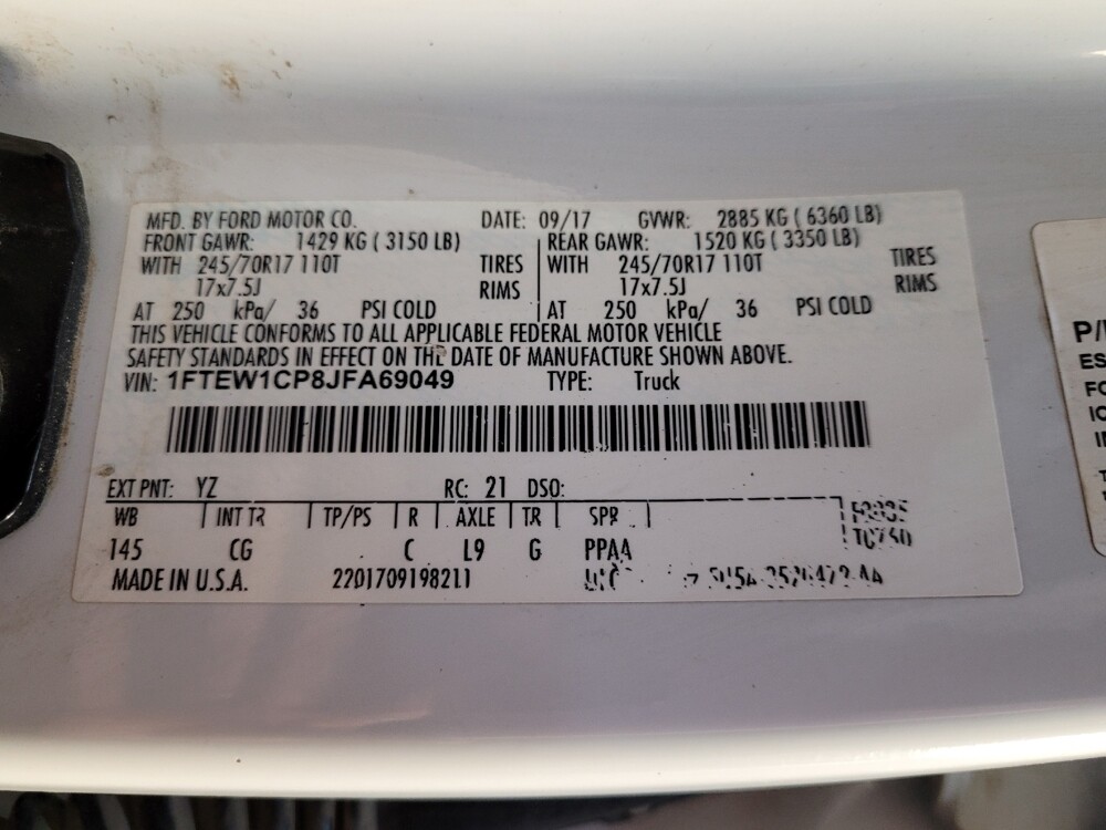 2018 Ford F150 in Salem, VA 24153 - 18089182 33