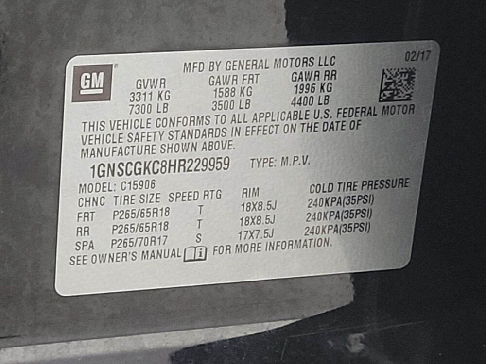 2017 Chevrolet Suburban in Huntsville, AL 35816 - 18089195 33