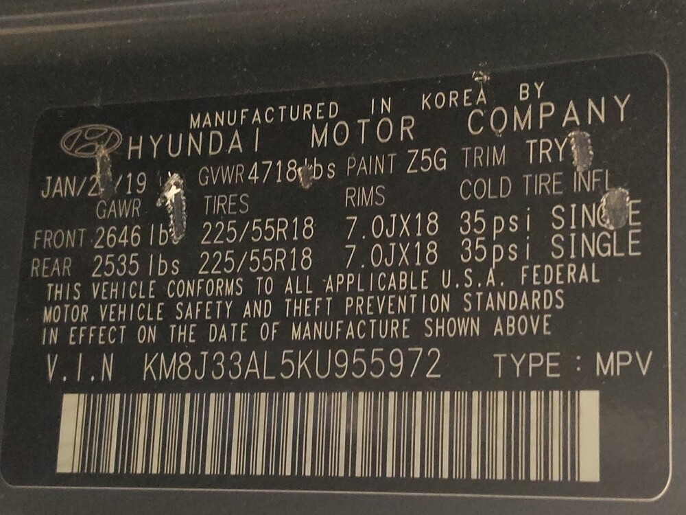 2019 Hyundai Tucson in Conway, SC 29526 - 18089225 33