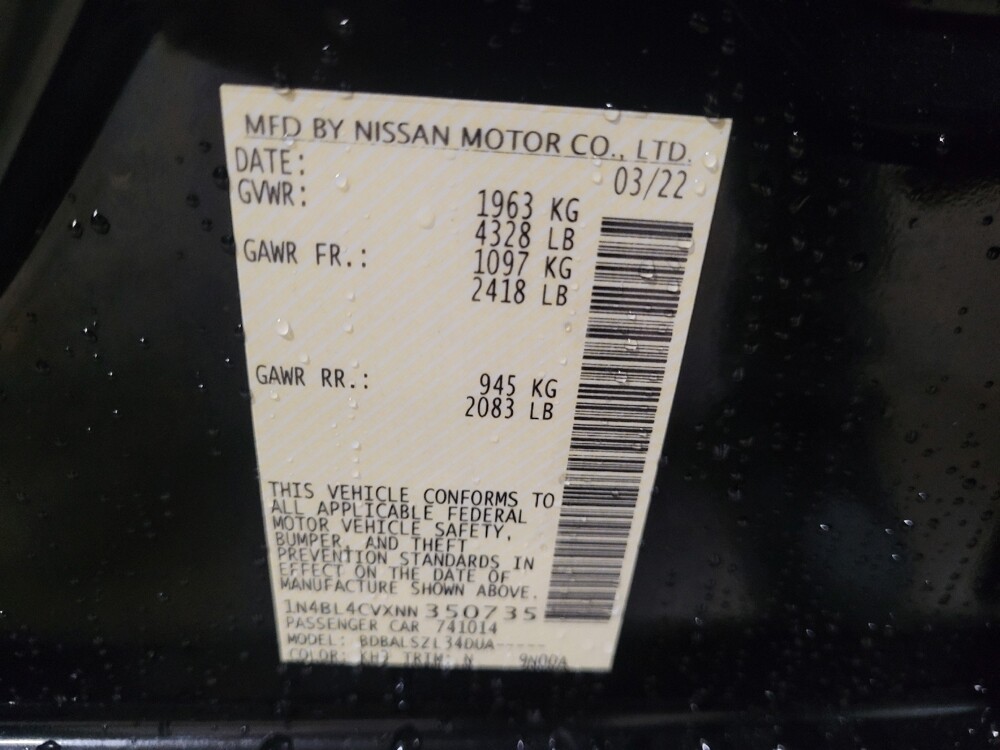 2022 Nissan Altima in Glen Burnie, MD 21061 - 18089261 33