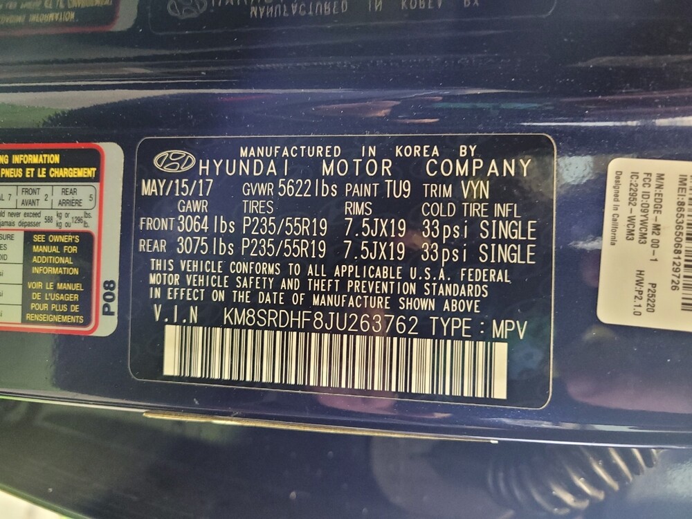 2018 Hyundai Santa Fe in Cincinnati, OH 45255 - 18089275 33