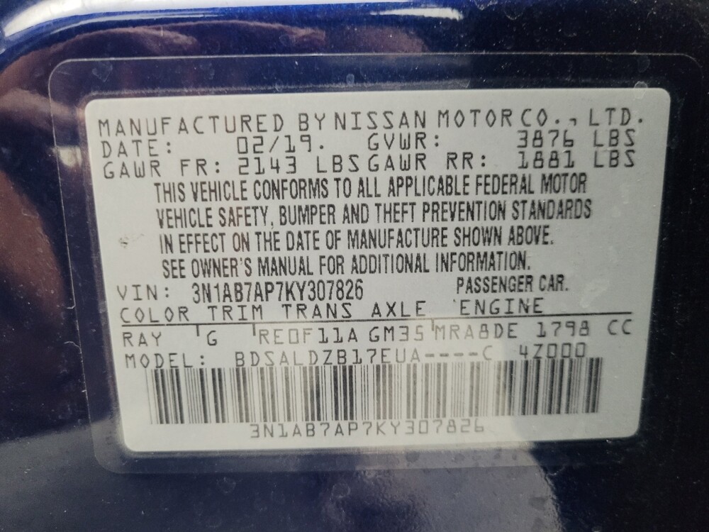 2019 Nissan Sentra in Orlando, FL 32808 - 18089276 33