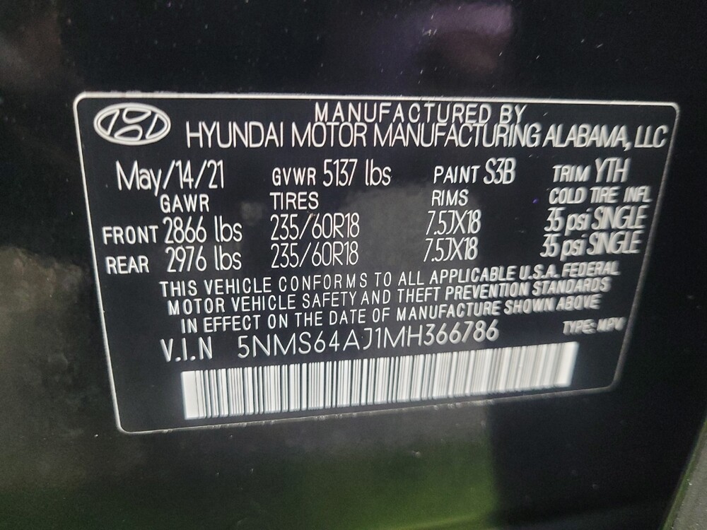 2021 Hyundai Santa Fe in Morrow, GA 30260 - 18089302 33