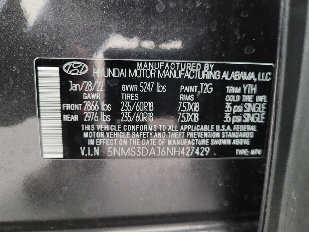 2022 Hyundai Santa Fe in Langhorne, PA 19047 - 18089497 33