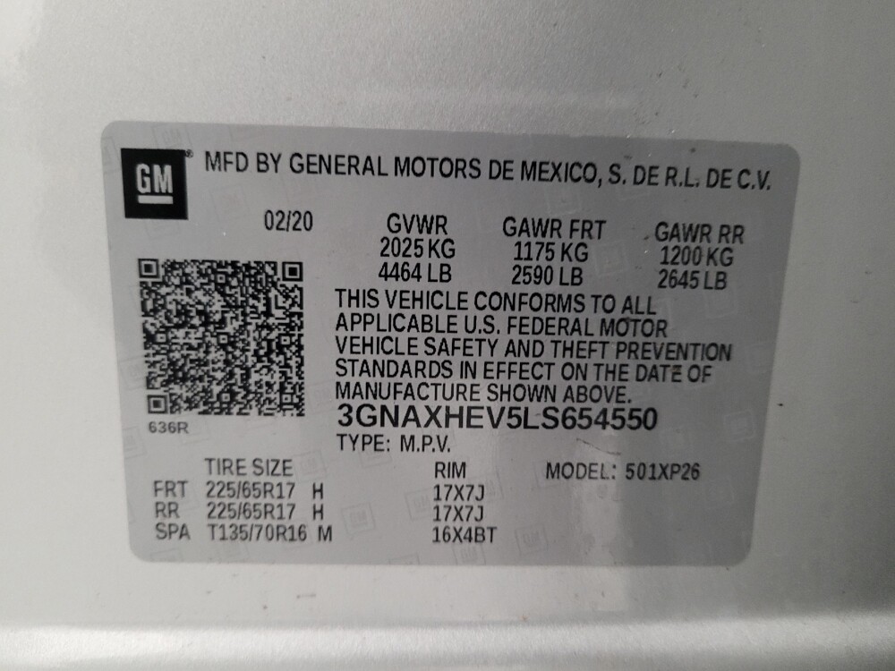 2020 Chevrolet Equinox in Sacramento, CA 95821 - 18089509 33