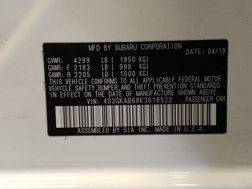 2019 Subaru Impreza in Tucson, AZ 85705 - 18089544 33